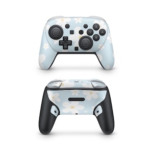 Serene Daisies Decalskins voor Nintendo Switch-Pro-controller