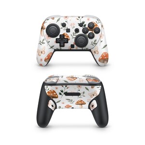 Spring Mushies Nintendo Switch Pro Controller Aufkleber Haut