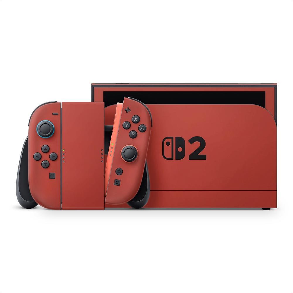 Nintendo Switch 赤 Cherry Red Nintendo Switch 2 Decal Skin - Etsy