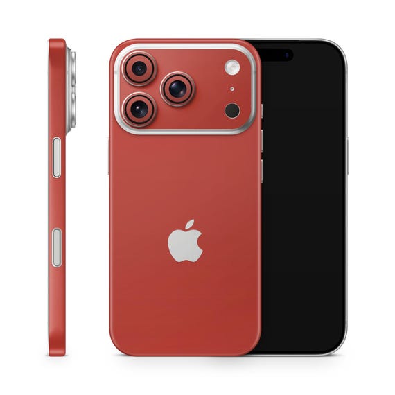 Cherry Red Apple iPhone Skins - Etsy
