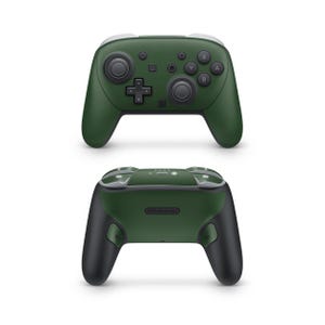 Forest Green Nintendo Switch Pro Controller Decal Skins