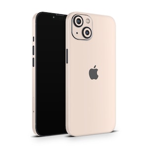 Light Creme Apple iPhone Skins