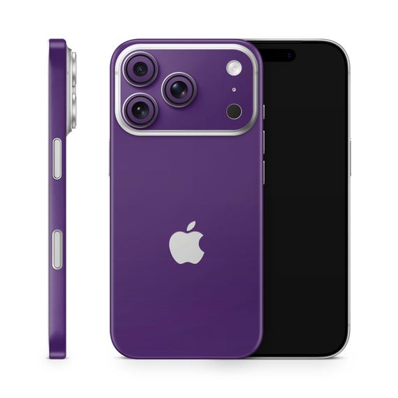 ディープパープルのApple iPhoneスキン - Etsy 日本