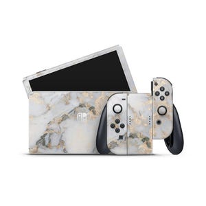 Modern marmor Nintendo Switch OLED-dekalskinn