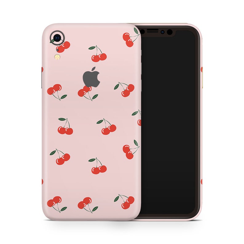Ruby Cherries Apple iPhone Skins iPhone XR