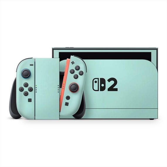Cool Mint Nintendo Switch 2 Skin - Etsy