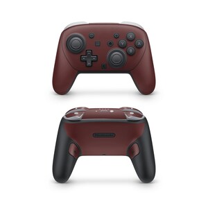 Naklejki na kontroler Nintendo Switch Pro w kolorze śliwkowego wina
