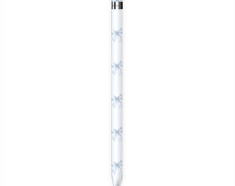 Sky Blue Bows Apple Pencil Decal Skins