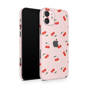 Ruby Cherries Apple iPhone Skins image 4