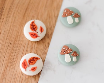 Foraged Mushies Thumb Grips For Nintendo Switch 2 / Switch / OLED / Lite