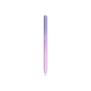 Op de afbeelding: Een Apple Pencil-huid met een textuur in een paars-roze ombre-ontwerp.