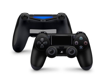 Adhesivo decorativo para mando de PS4 con diseño en negro / DualShock / Vinilo 3M / Fabricado en EE. UU.