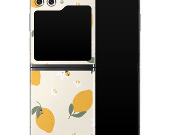 Zesty Lemons Beige Samsung Galaxy Z Flip / Fold Skins