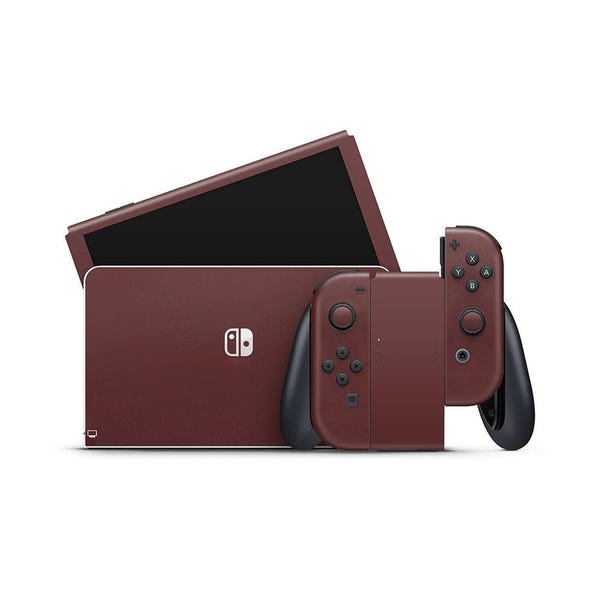 Plum Wine Nintendo Switch OLED Decal Skin
