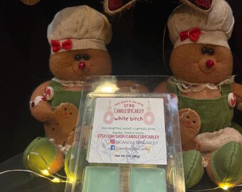 White Birch Soy Wax Melts 2oz | Pine | Christmas | Candles By Carley