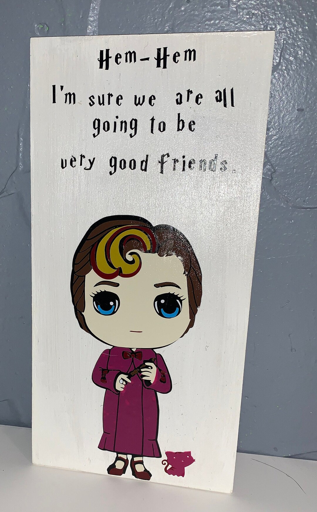 Wooden “hem Hem” Wizard Sign - Etsy