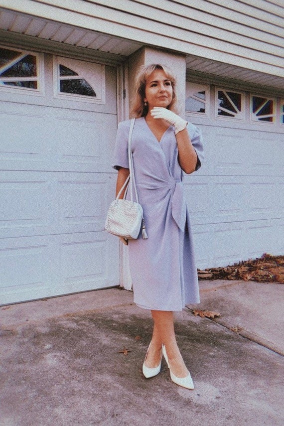 Silk wrap dress