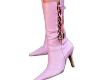 国内未入荷 LE LOSANGE - Mohawk Big Pink Boots y2k 国内未入荷 LE LOSANGE - Mohawk Big Pink Boots y2k (ブーツ
