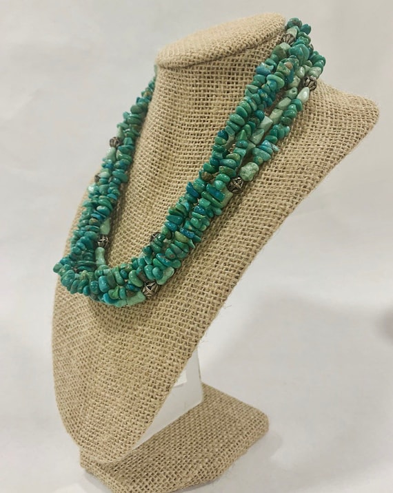 Turquoise statement necklace