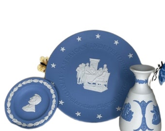 70s Patriotic Wedgewood dishes