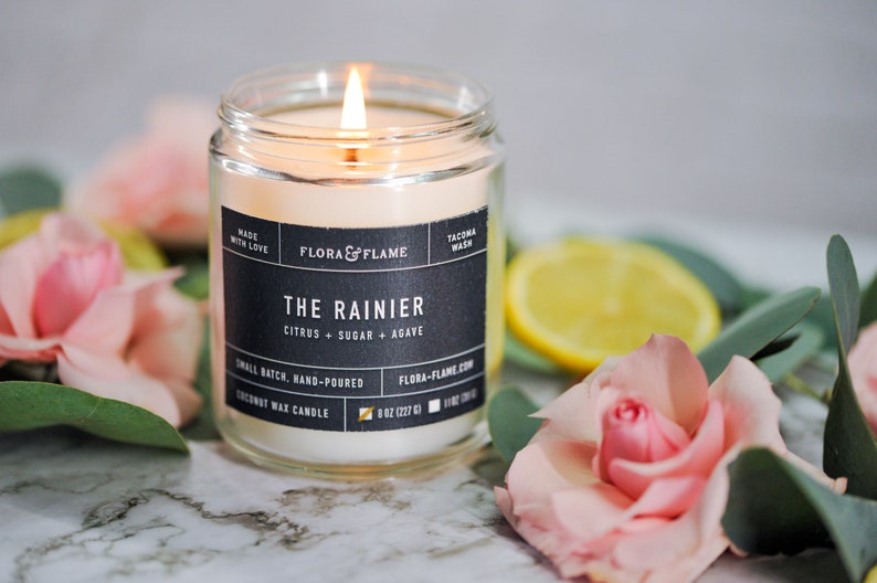 The Rainier Coconut Wax Blend Candle image 0