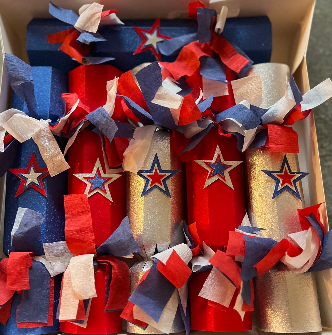 July 4th Star Streamer Celebration Crackers Etsy