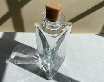 Italian Hand-Molded Glass Bottles - Haute Triangular Bottle 160ml
