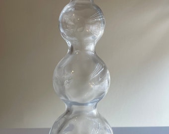 Italian Hand-Molded Glass Bottles - Bubble bottle