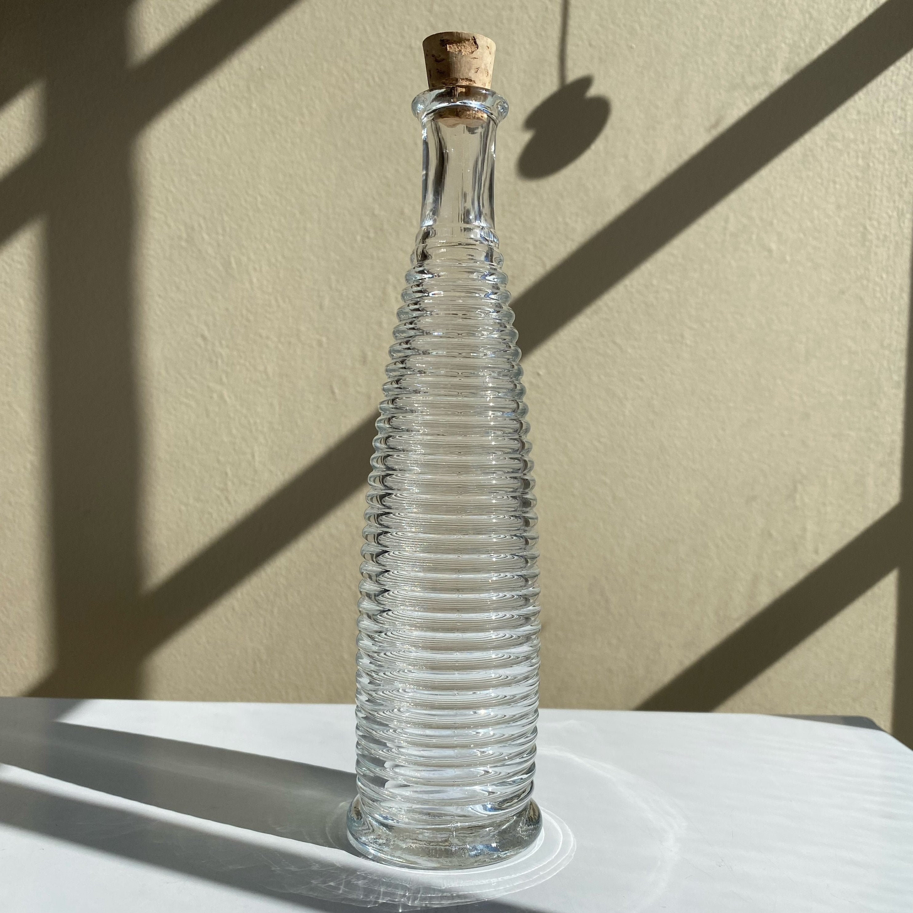 Italian Hand Blown Glass Bottles Spiral Bottle 110ml Etsy