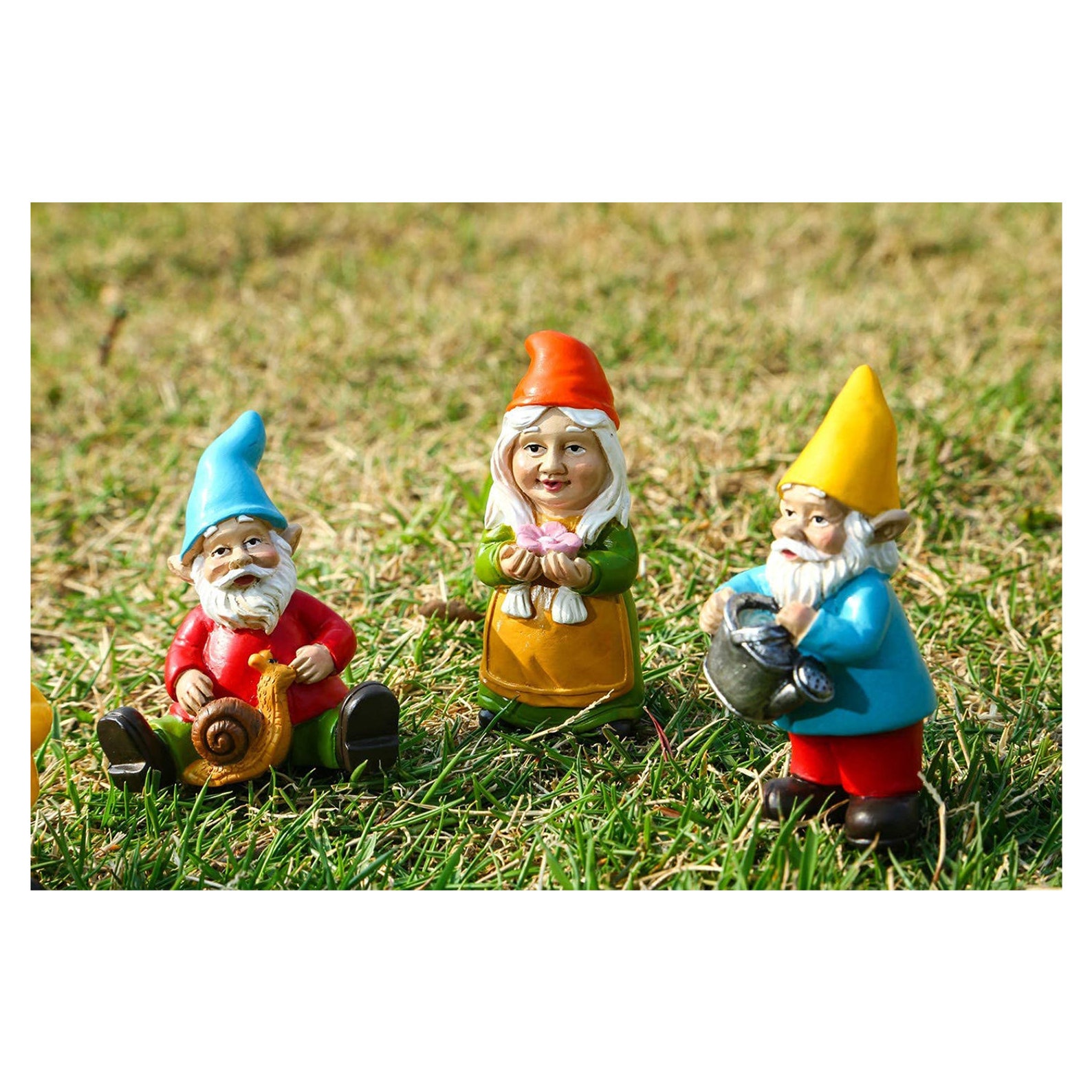 Full set miniature gnome figurines Funny Garden Gnomes Cute Etsy