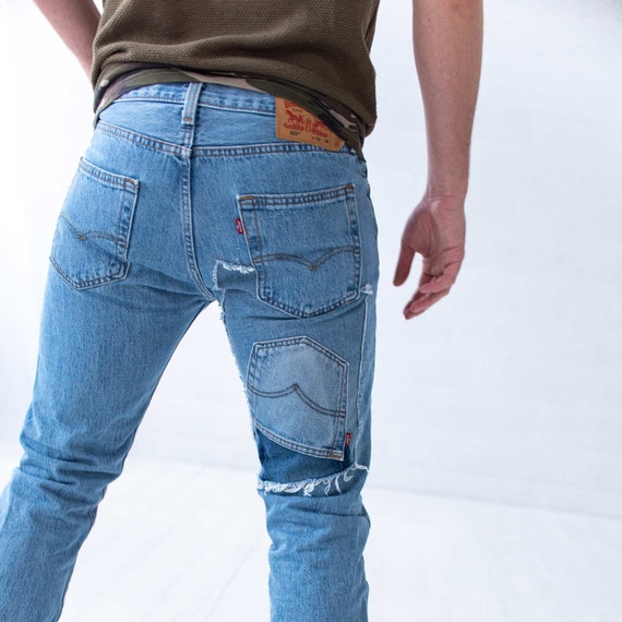 Customized Levi's 501 Original Fit Men 