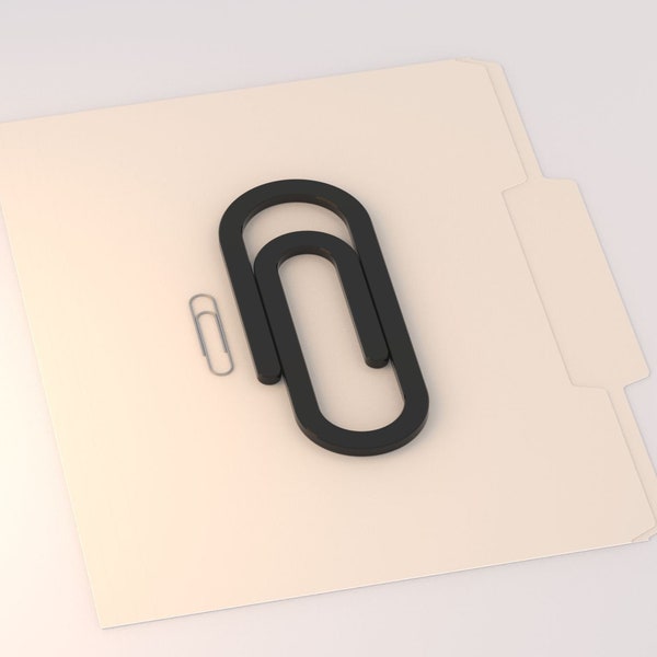 Jumbo Paper Clips 2.5" x 6.5" | Big Office Clips for Organizing Papers | Available in Multiple Colors