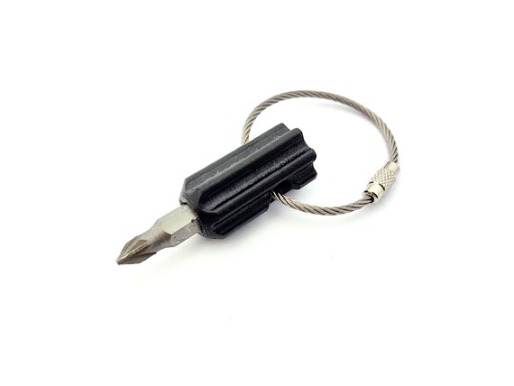 Hex outlet bit keychain