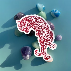 Red Tiger Sticker - Year of the Tiger!