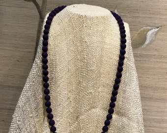 Short Beaded Silk Necklace For Women | Silk Necklace | Short Silk Necklace | Mulberry Wood-wrapped Silk | Luxury | Graceful, Elegant Style.