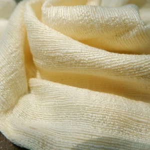 Silk Face Towel, Organic Mulberry Silk Face Washcloth, Biodegradable, Smooth, Luminous Skin, Anti- aging Silk Exfoliator, Natural Pure Silk