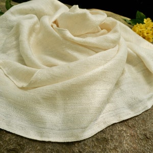 Silk Shower Towel, Organic Mulberry Silk Shower Towel, Smooth, Natural Pure Silk