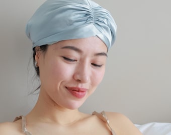 100% Mulberry Silk Sleep Cap | 19 Momme, Grade 6A Silk Bonnet for Hair Protection, Mothers Day Gift|Birthday|Anniversary Gift