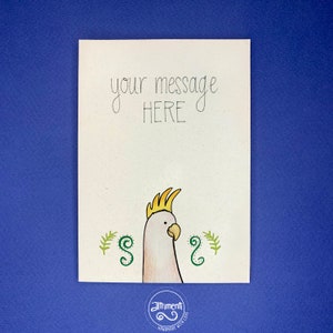 customisable GREETING CARD - Any occasion  10 X 14 CM