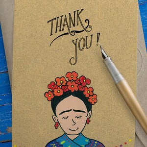 HAND PAINTED Any occasion card - custom handwriting - 5” X 7”