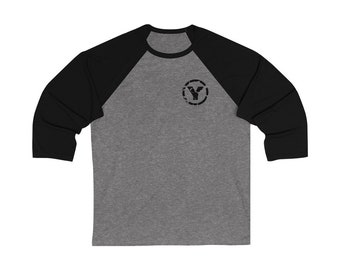 Eric Prydz - Pryda Logo Baseball Unisex Tee (Available in Black/Grey and Red/Black)