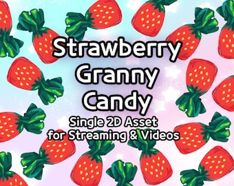 Strawberry Grandma Candy: activo único de transmisión 2D para streaming y vídeos