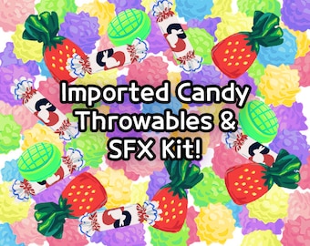 Kit SFX y Candy Throwables importados para Twitch Integrated Throwing System (T.I.T.S.)