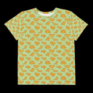 Dino Nuggies, Green Picnic - Youth crew neck t-shirt