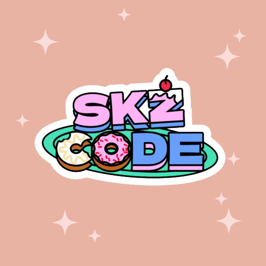 Skz Code Logo Sticker / Stray Kids Sticker / Kpop / Holo, Matte Vinyl ...
