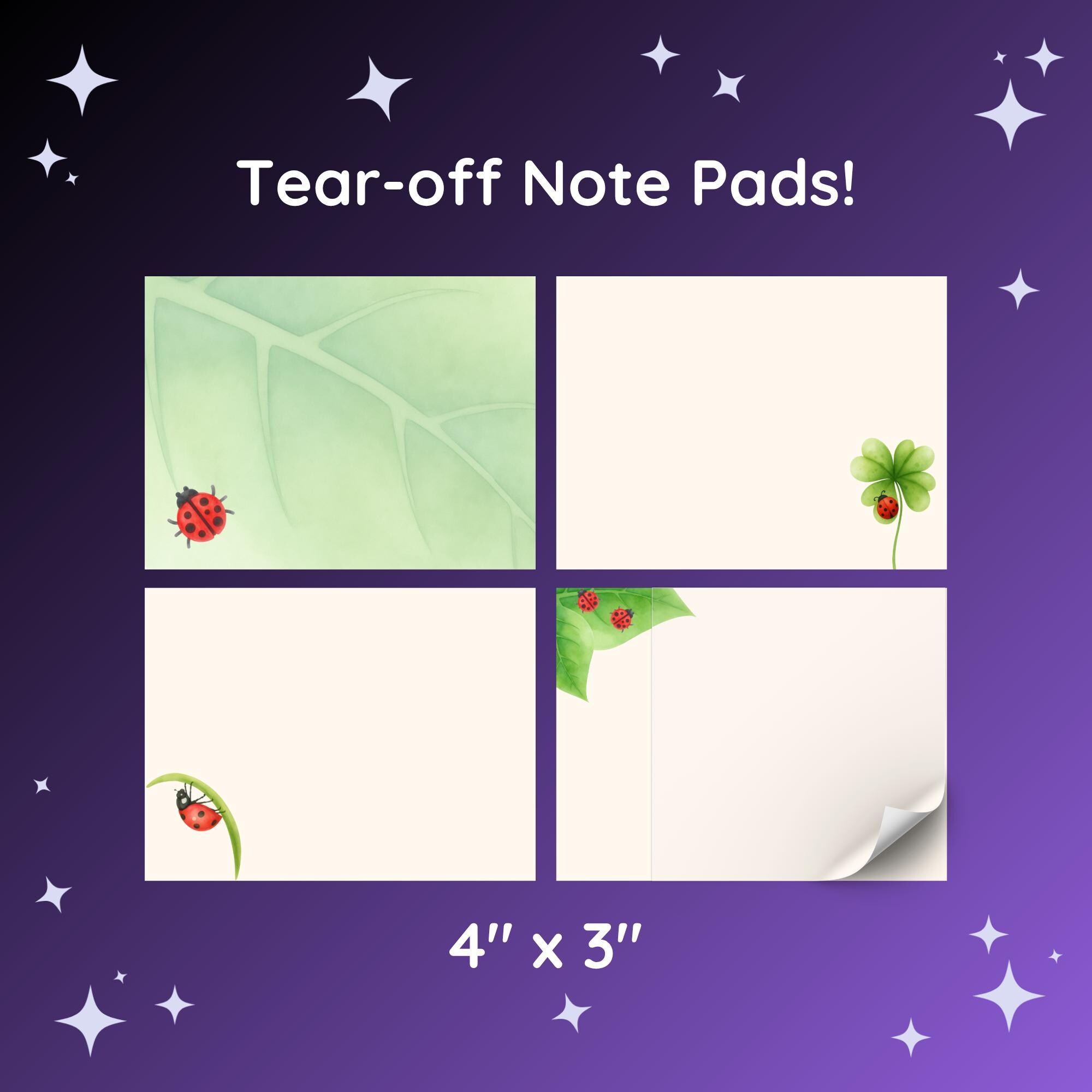 Clover Memo Pad - Etsy