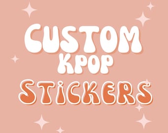 Custom Stickers available in paper, matte vinyl, laminated vinyl and star holographic. Die Cut with Easy peel
