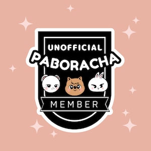 Unofficial Paboracha Member Stray Kids Sticker / Kpop / Holo, Matte Vinyl and Laminated Vinyl  / Die Cut with Easy Peel Off