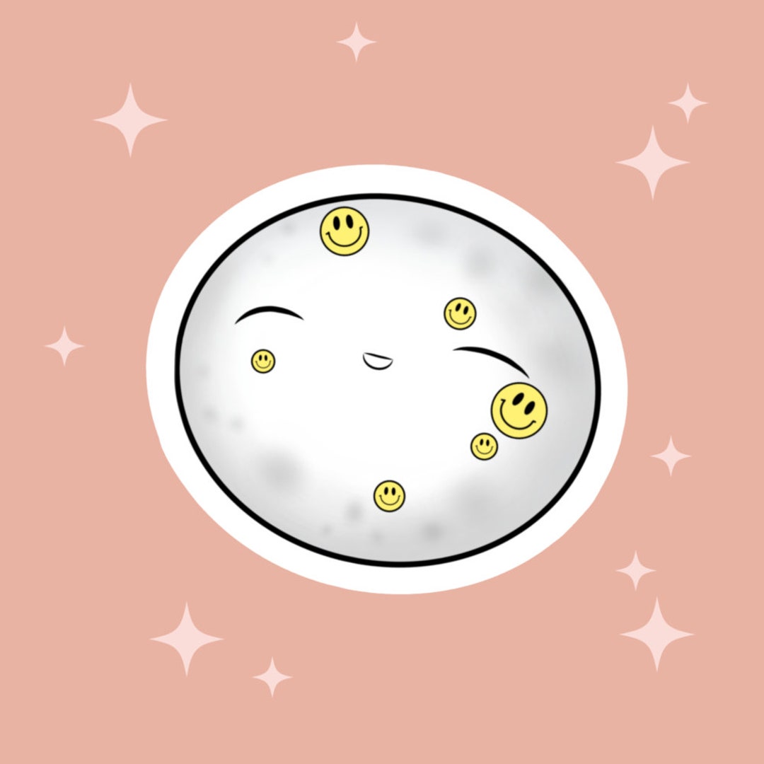 Moonbin Smiley Face Sticker, Kpop Astro, Die Cut Vinyl - Etsy