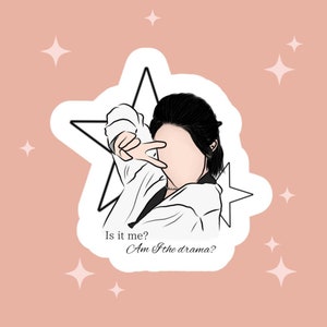 Drama Queen Hyunjin Stray Kids Sticker / Kpop / Matte Vinyl and Laminated Vinyl  / Die Cut with Easy Peel Off